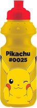 Bouteille de sport Pokémon Pikachu - Gourde - Jaune - 350 ml. - Bouteille d'école