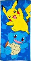 Pokémon - Pikachu en Squirtle Microvezel Strandlaken (140x70cm)