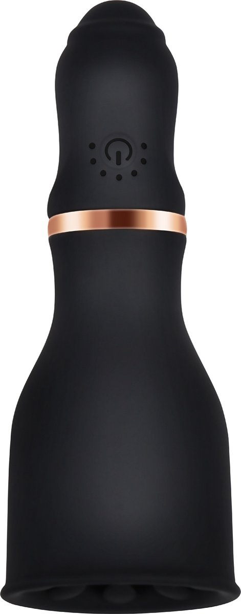 Goedkoopste Cupitoys® Vibrerende penis vibrator - Zwart - 7 standen - Vibrators voor vrouwen en mannen - Sex toys voor vrouwen en mannen