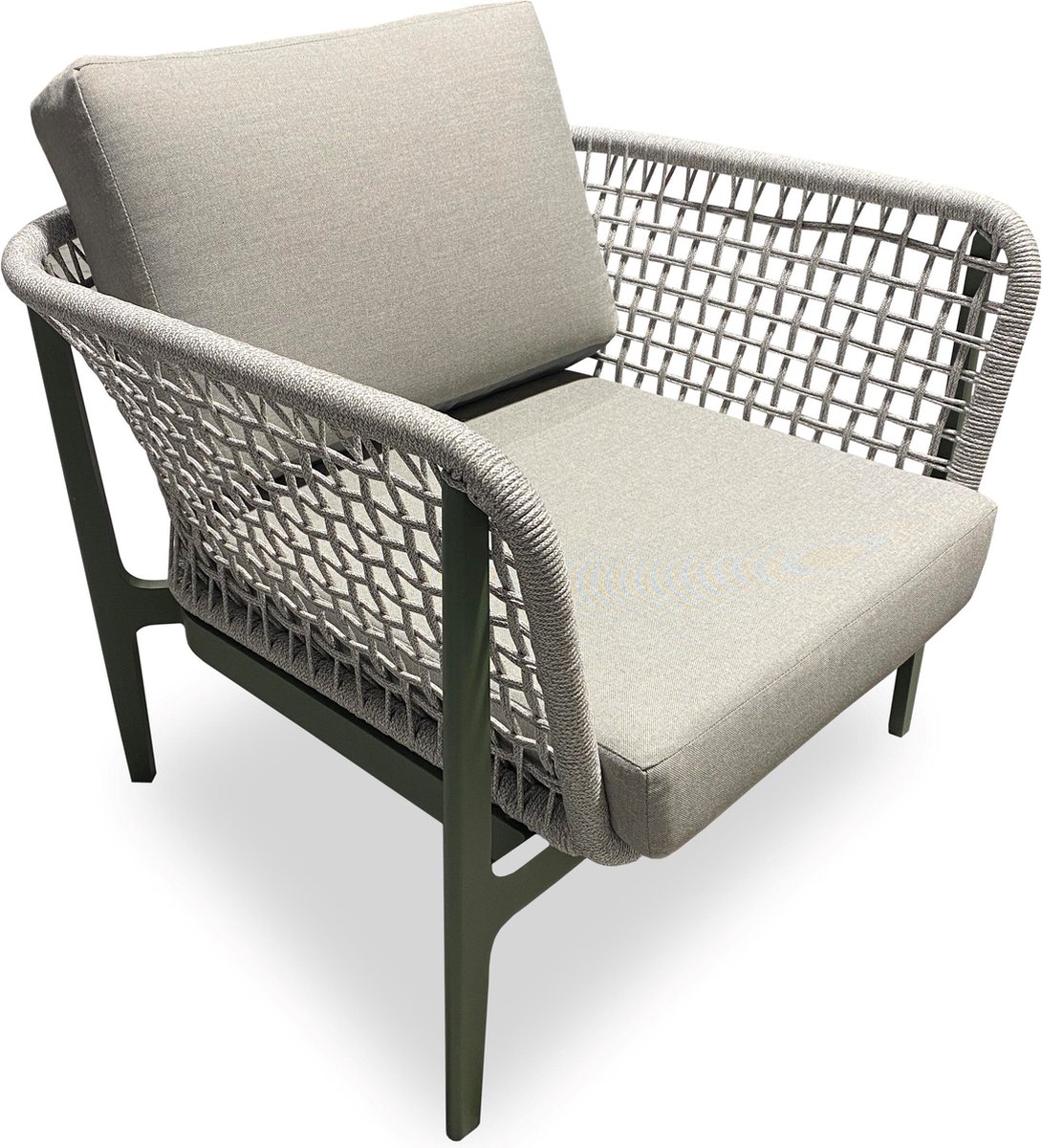 Tierra Outdoor Loungestoel Montreal - Aluminium en Olefin Rope