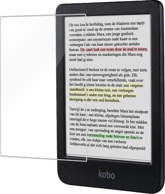 Screenprotector Geschikt voor Kobo Clara Colour Screenprotector Gehard Glas Tempered Glass - Screenprotector Geschikt voor Kobo Clara Colour Screenprotector