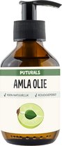 Amla Oil 100% Puur en Koudgeperst - 150ml - Rijk aan Vitamines en Mineralen - Amla Olie Haar en Huid - Amla Oil is ook Geschikt voor Kids vanwege de Zachte Formule - Puur en Natuurlijk Hair Oil