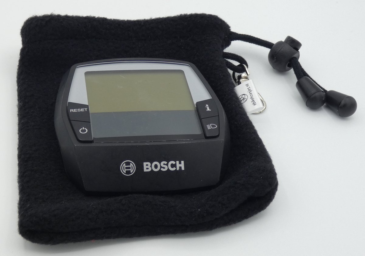 Bosch ebike display L hoesje displayhoesje intuvia -Zwart DLX - fleece