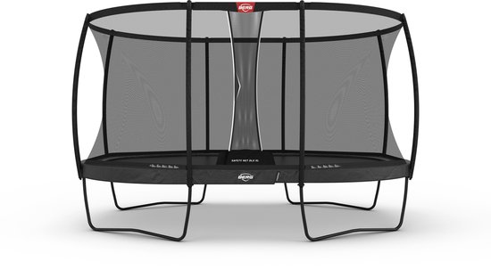 BERG Grand Champion Regular Trampoline - 520 cm - Ovaal - AirFlow Pro Springdoek - TwinSpring - Grijs - incl. Veiligheidsnet deluxe XL