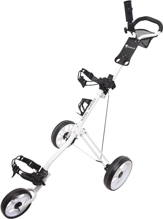 Cougar Track Golftrolley - Wit — afbeelding 4