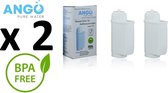 2 x ANGO Waterfilter voor Siemens & Bosch volautomatische koffiemachines, compatibel met Brita Intenza & Siemens TZ70003