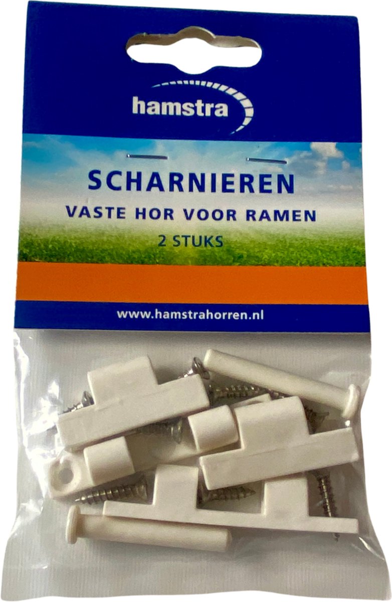 Hamstra scharnieren wit 2 stuks