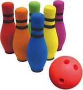 Bowling Imaginarium - Ensemble de bowling en mousse - Intérieur et extérieur - Avec Basis et sac
