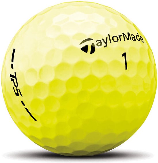 Golfballen Taylormade TP5 TM23 Geel 12 stuks van Merkloos — afbeelding 4