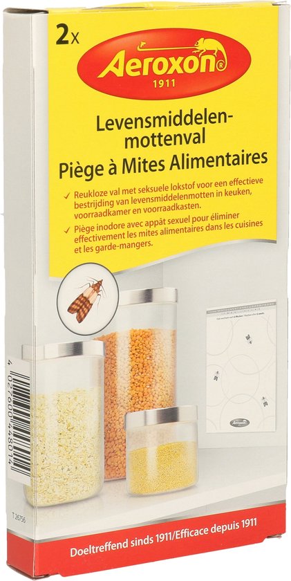 Piège à mites alimentaires avec phéromone 2 pièces - Contrôle antiparasitaire