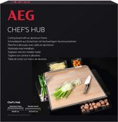 AEG Chef's Hub - Eikenhouten snijplank met aluminium frame -