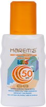 Crème Solaire Kids Harem's 50+ SPF UVA UVB - Très Haute Protection - Sensible - Imperméable - Aloe Vera - Glisérine - Panthénol