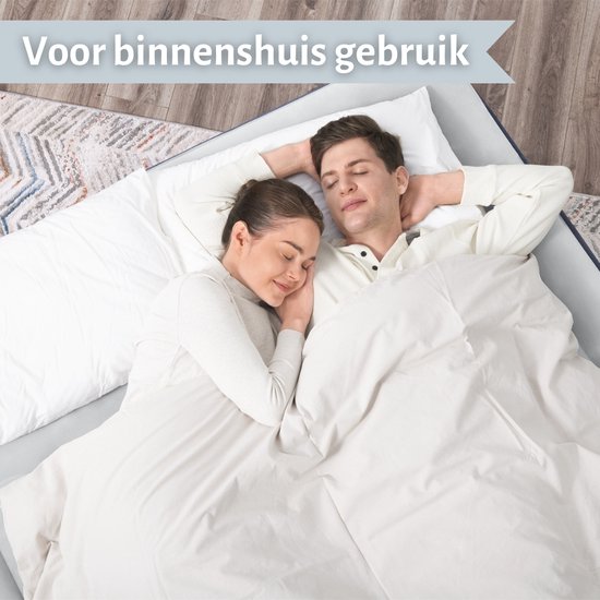 Bestway luchtbed - 2-Persoons - 152 x 203 x 51 cm - Blauw - Inclusief pomp - Hoeslaken en Reparatieset van Bestway — afbeelding 5