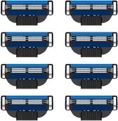 Scheermesjes - Geschikt voor Gillette Mach3 - Huismerk Universele 3 blades mesjes , 12 stuks. Vervangingsmesjes voor Gillette Mach 3, Mach3 Turbo etc. 8 stuks