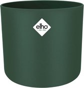 Elho B.for Soft Rond 16 - Bloempot voor Binnen - 100% gerecycled plastic - Ø 16 x H 15 cm - Blad Groen