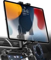 CD Sleuf Tablethouder - Hoogte Verstelbaar & Ultrastevig - Geschikt voor 4-13" Tablets en Telefoons - iPad Pro 12.9/ Air/Mini, Galaxy Tab, iPhone - Autohouder met CD Speler - Woleyi tablet holder for bed