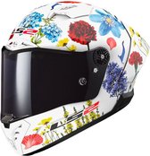 LS2 FF805 Thunder C Gp Aero Flowers White-06 M - Maat M - Helm