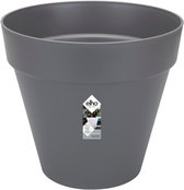 Elho Loft Urban Rond 60 - Pot De Fleurs pour Extérieur - Ø 58.0 x H 54.0 cm - Noir