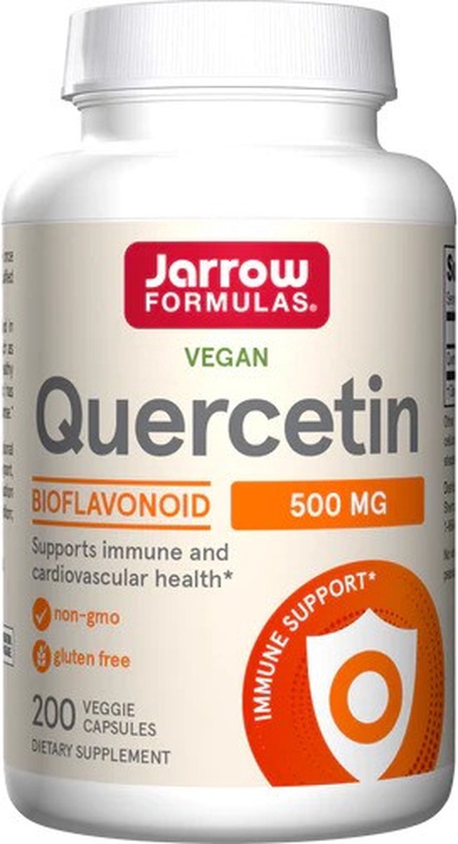 Goedkoopste Quercetin 500mg 200 capsules - quercetine antioxidant | Jarrow Formulas