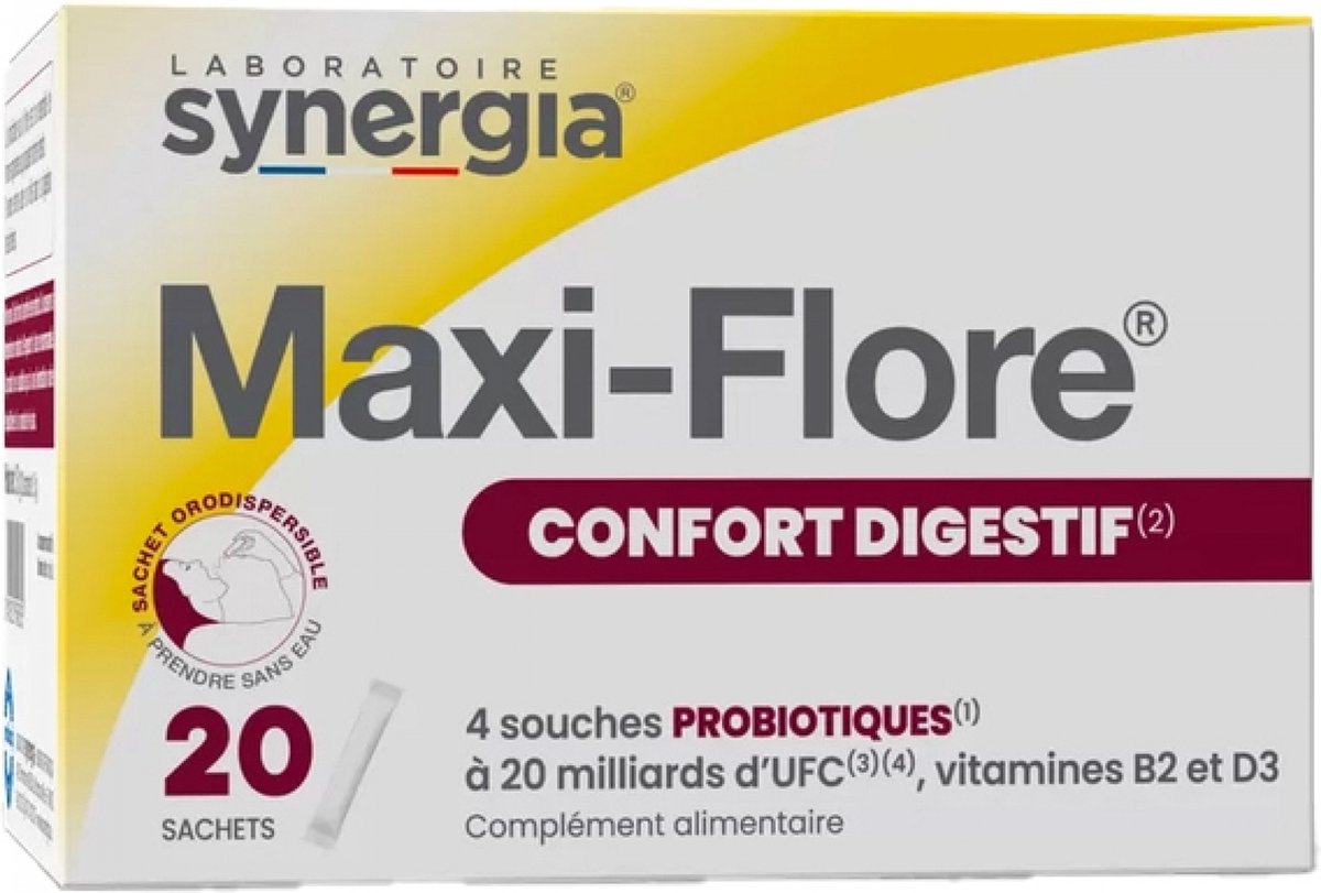Synergia Maxi-Flore Immuunsysteem 20 Orodispergeerbare Zakjes
