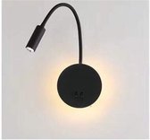 Flexibele Bedlampjes met Schakelaar - Zwanenhals Leeslampje voor Slaapkamer - Nachtverlichting met Zachte Verlichting