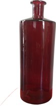 Vaas Frances - 15 rond/40 hoog - in de kleuren rood, amber of donkergroen - glas