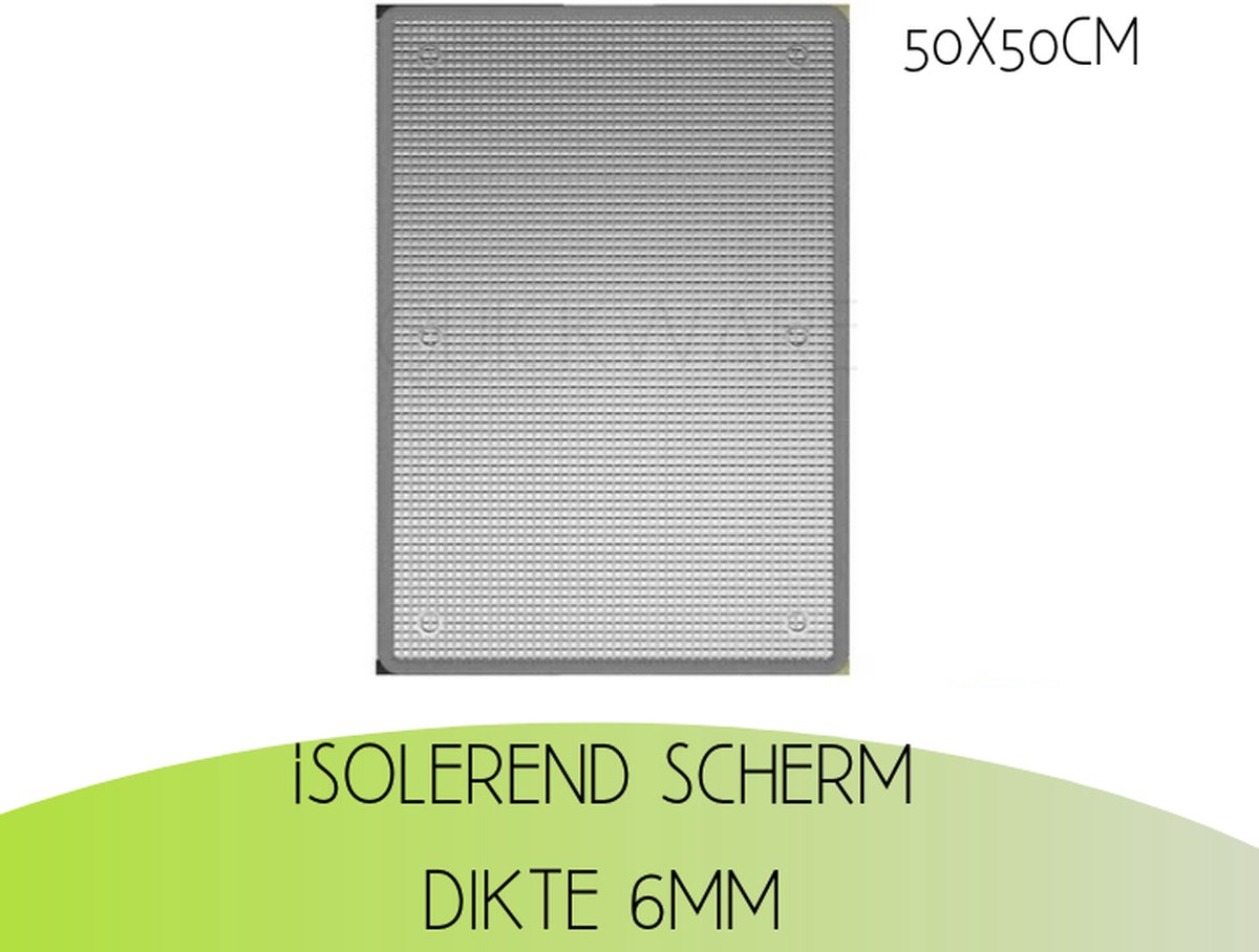 Quickware Aluminium folie 50x50cm Zonnescherm Slaapkamer Kantoor Zonder boren Zonwering UV bestendig warmtewerend Zonwerend Universeel Privacy Zomer Winter Isolatie Auto Koel Warm Zuignap