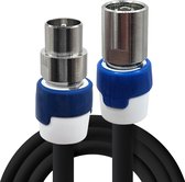 Coax kabel op de hand gemaakt - 3 meter - Zwart - IEC 4G Proof Antennekabel - Male en Female rechte pluggen - lengte van 0.5 tot 30 meter