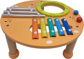 Playwood Muziektafel van hout oranje