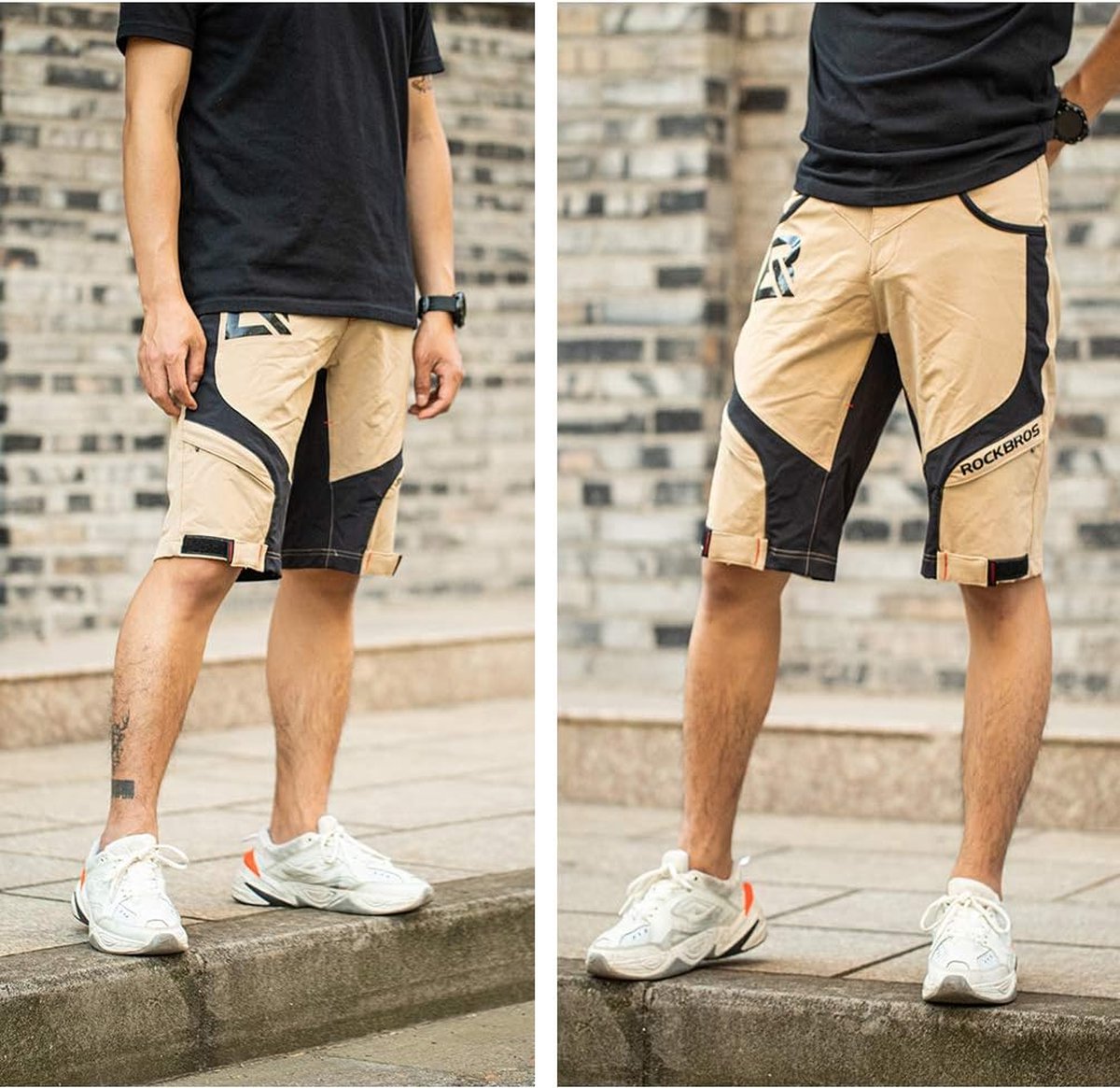 Santic MTB-broek voor heren, sneldrogende mountainbikebroek, fietsbroek