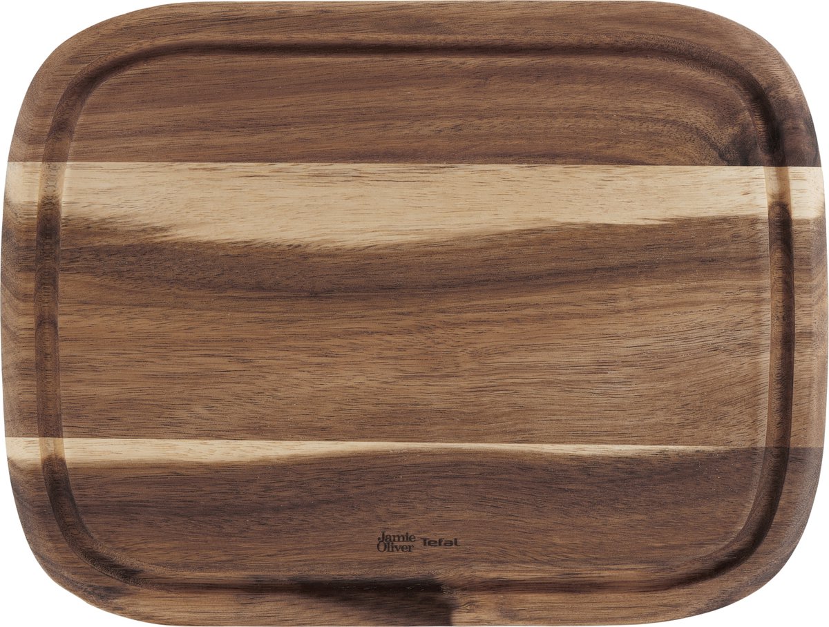 Jamie Oliver by Tefal Houten Snijplank - 28x21,5x2 cm - Small - Duurzaam - Antibacterieel