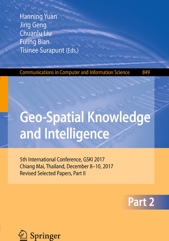 Communications in Computer and Information Science849- Geo-S ... - cover