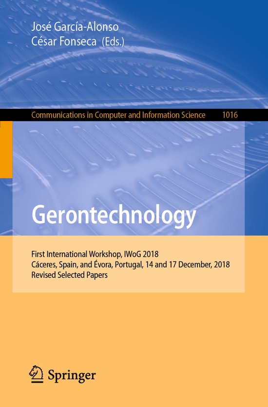 Communications in Computer and Information Science1016- Gero ... - cover