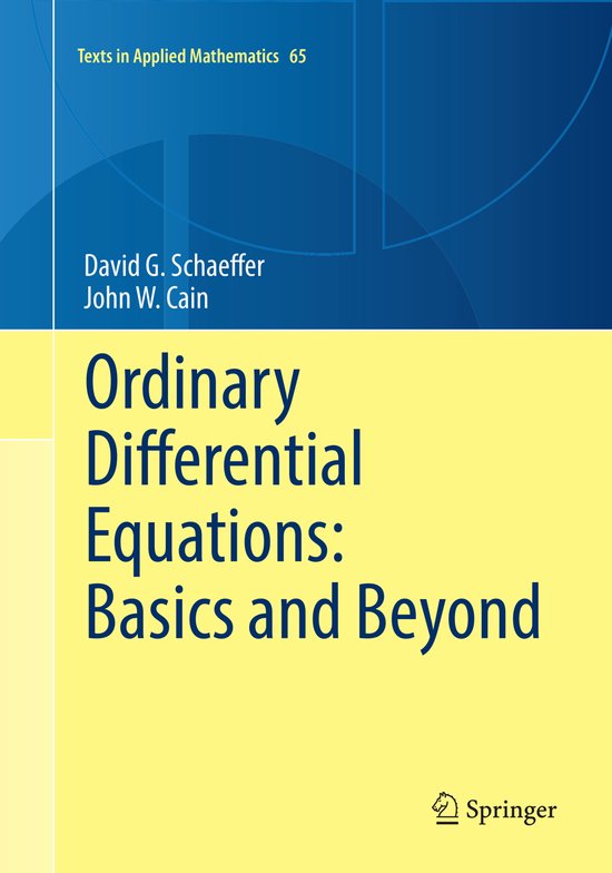 Texts in Applied Mathematics65- Ordinary Differential Equati ... - cover