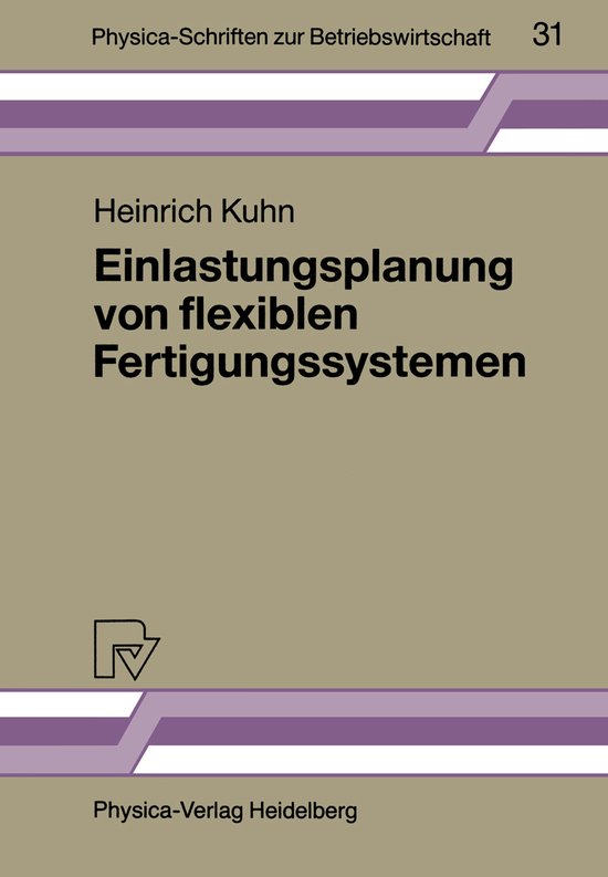 Einlastungsplanung von flexiblen Fertigungssystemen - cover