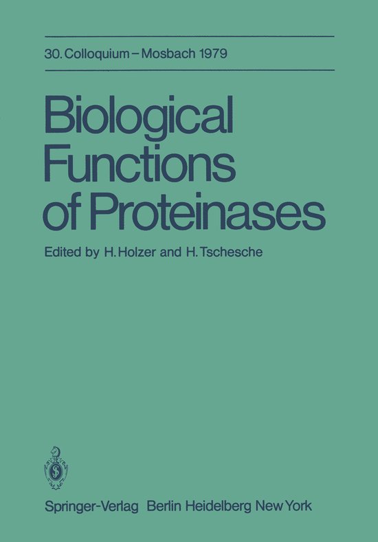 Biological Functions of Proteinases - cover