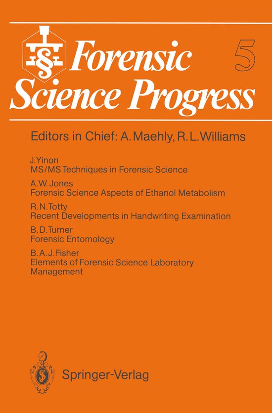 Forensic Science Progress - cover