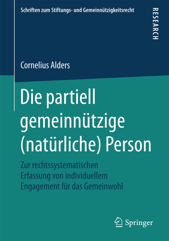 Die partiell gemeinnuetzige natuerliche Person - cover
