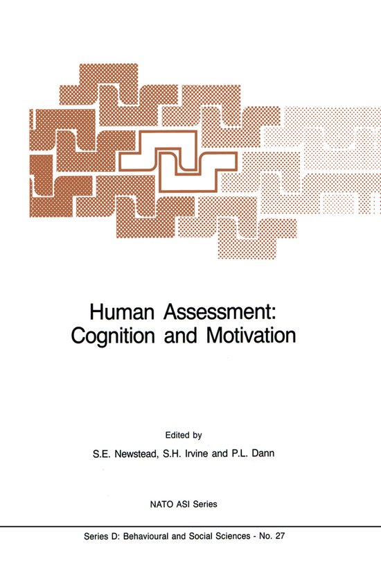 NATO Science Series D:27- Human Assessment: Cognition and Mo ... - cover