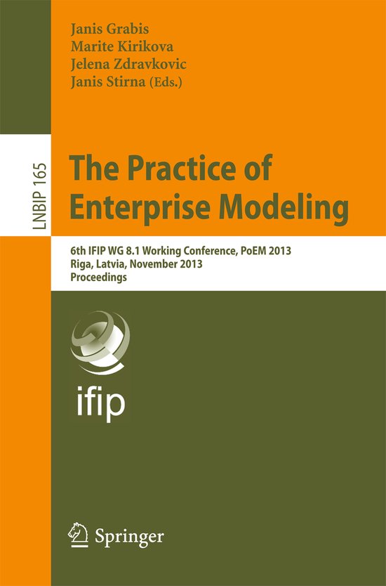 The Practice of Enterprise Modeling - cover