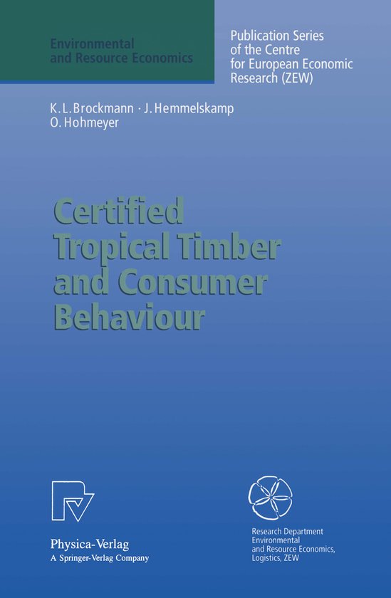 Certified Tropical Timber and Consumer Behavior - cover