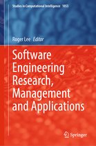 Studies in Computational Intelligence- Software Engineering Research, Management and Applications