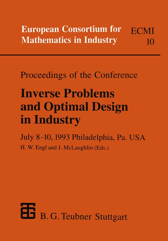 Proceedings of the Conference Inverse Problems and Optimal D ... - cover
