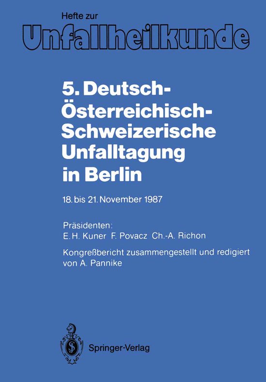 5. Deutsch-Österreichisch-Schweizerische Unfalltagung in Be ... - cover