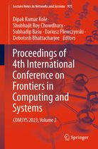 Lecture Notes in Networks and Systems- Proceedings of 4th International Conference on Frontiers in Computing and Systems