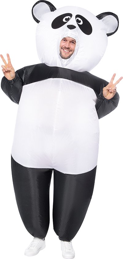 FUNIDELIA Opblaasbaar Panda Kostuum voor volwassenen - Ons Size