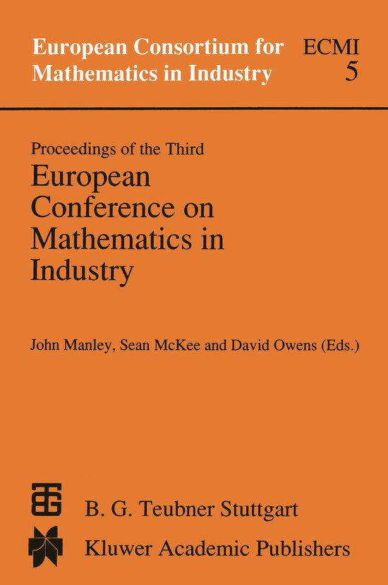 European Consortium for Mathematics in Industry5- Proceeding ... - cover