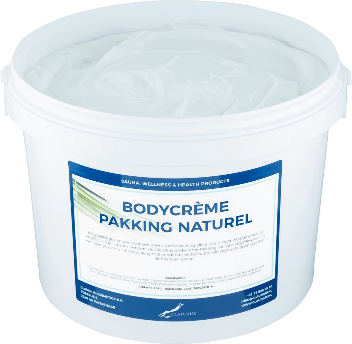Goedkoopste Bodycrème Pakking Naturel - 10 liter