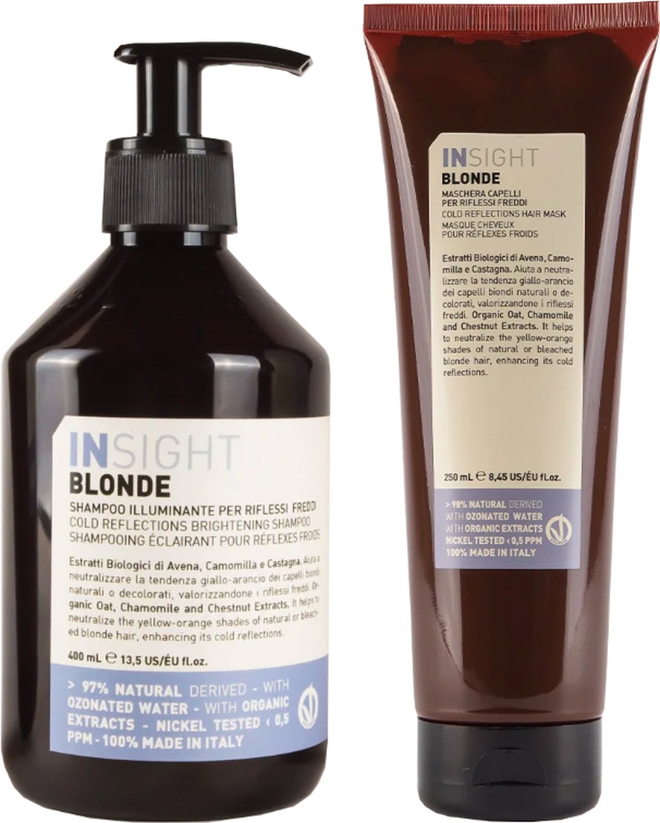 Insight - Blonde Cold Reflections Set - 400 + 250 ml