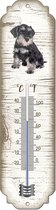Thermometer: Dwergschnauzer | Hondenras | Temperatuur binnen en buiten | -25 tot +45C